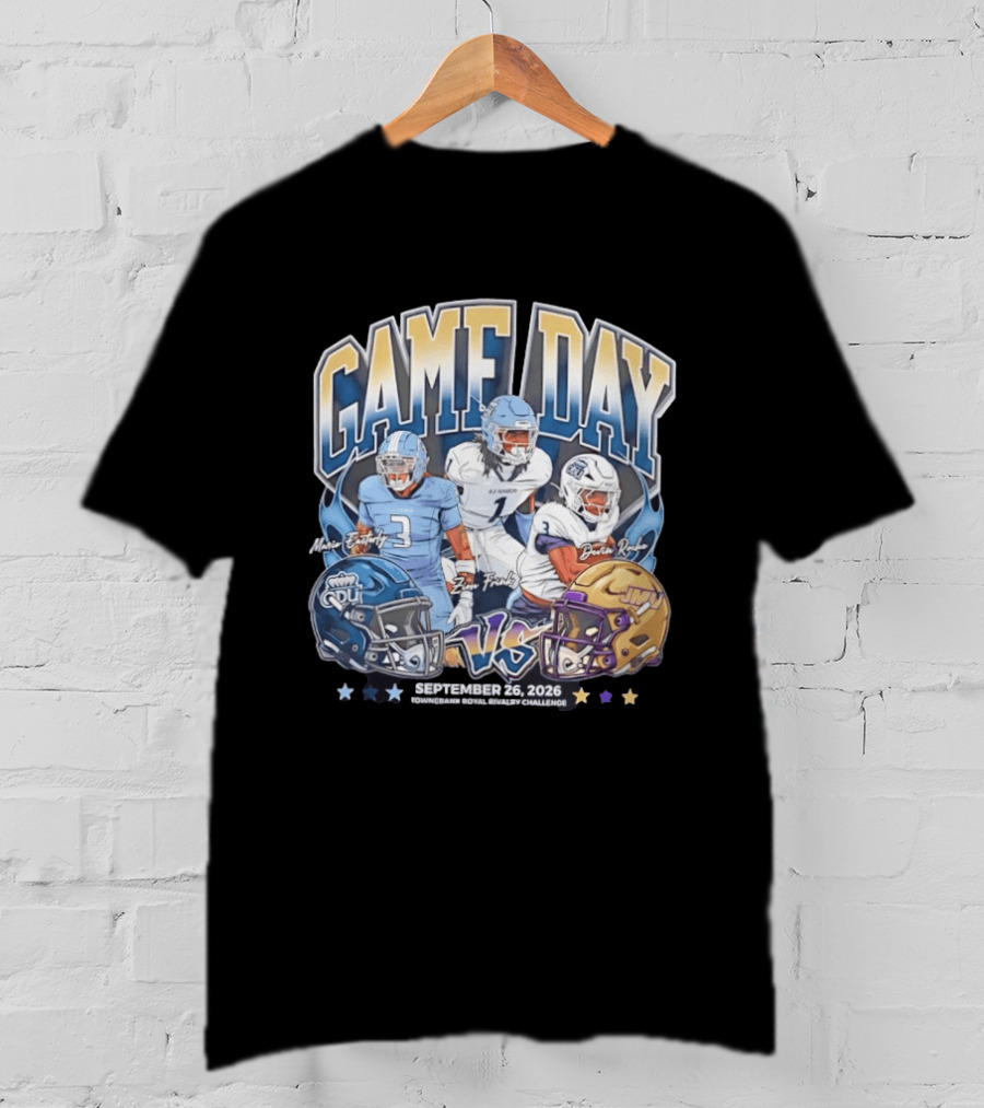 Old Dominion Vs James Madison NCAA Football Rivalry Game Day September 26 2026 T-Shirt