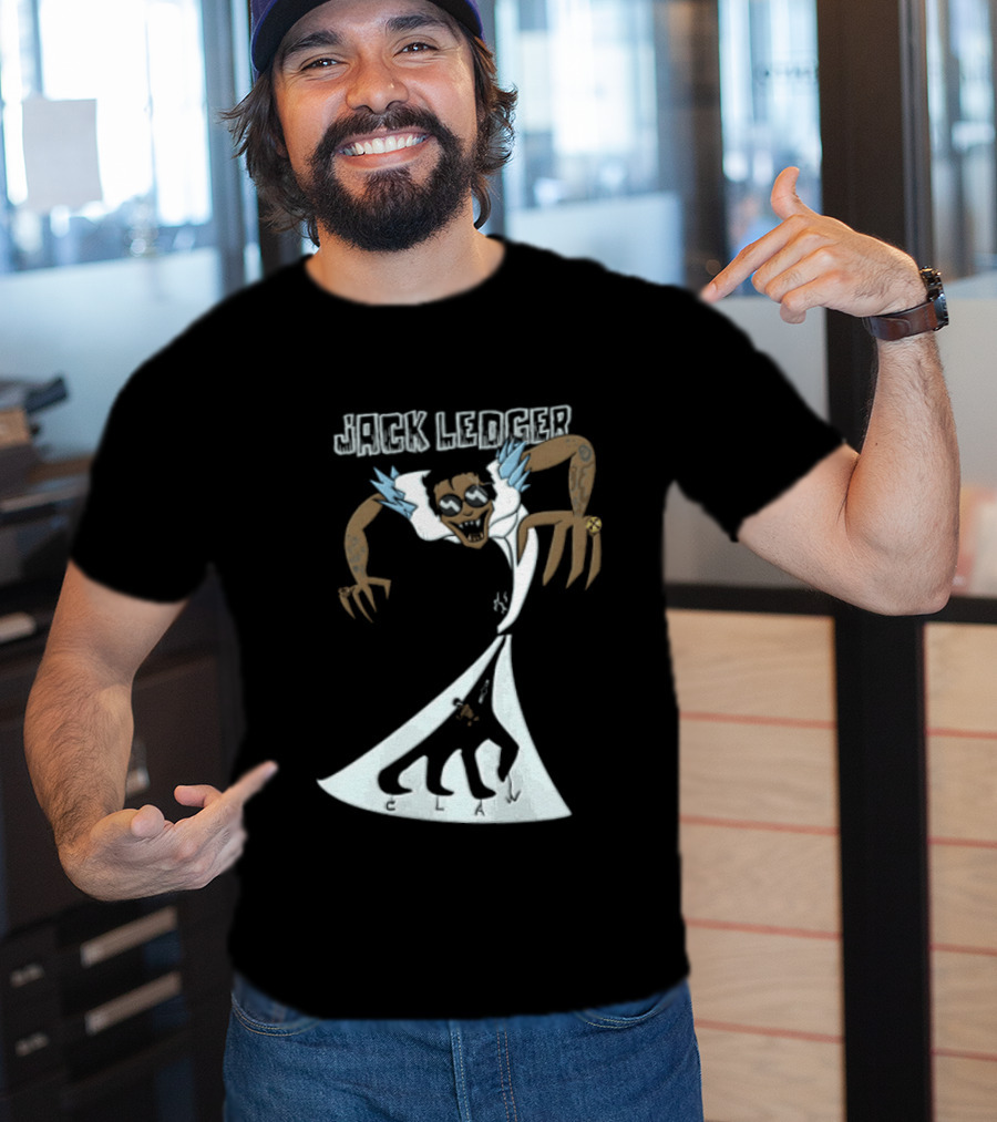 Jack Ledger Horror Character Summoning Creepy Figure T-Shirt