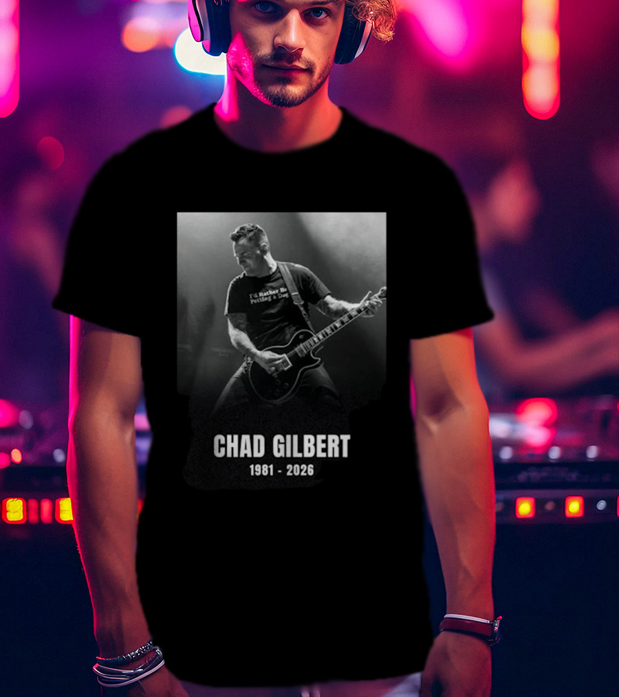 Chad Gilbert 1981 2026 I'd Rather Be Petting A Dog T-Shirt