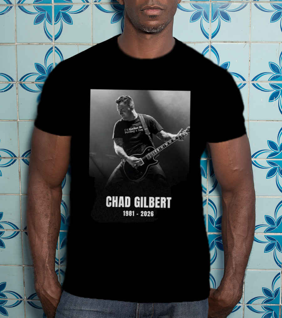 Chad Gilbert 1981 2026 I'd Rather Be Petting A Dog T-Shirt