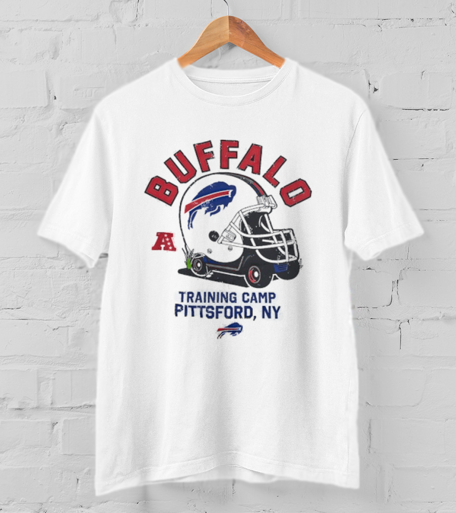 Buffalo Bills Training Camp 2026 Pittsford NY NFL Football Helmet T-Shirt