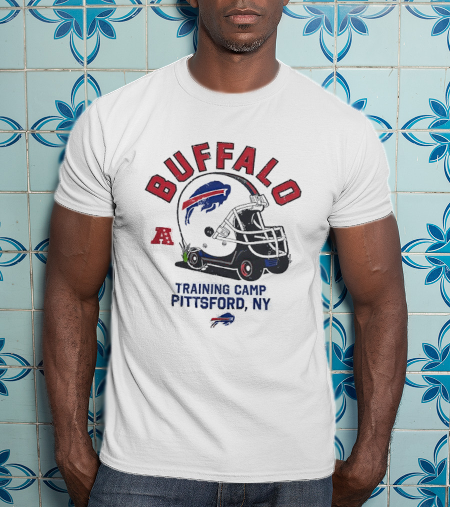 Buffalo Bills Training Camp 2026 Pittsford NY NFL Football Helmet T-Shirt
