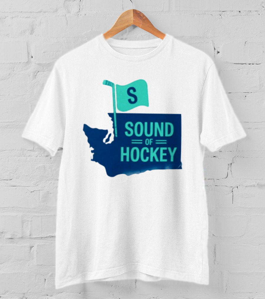 Seattle Kraken Sound Of Hockey State Flag S T-Shirt