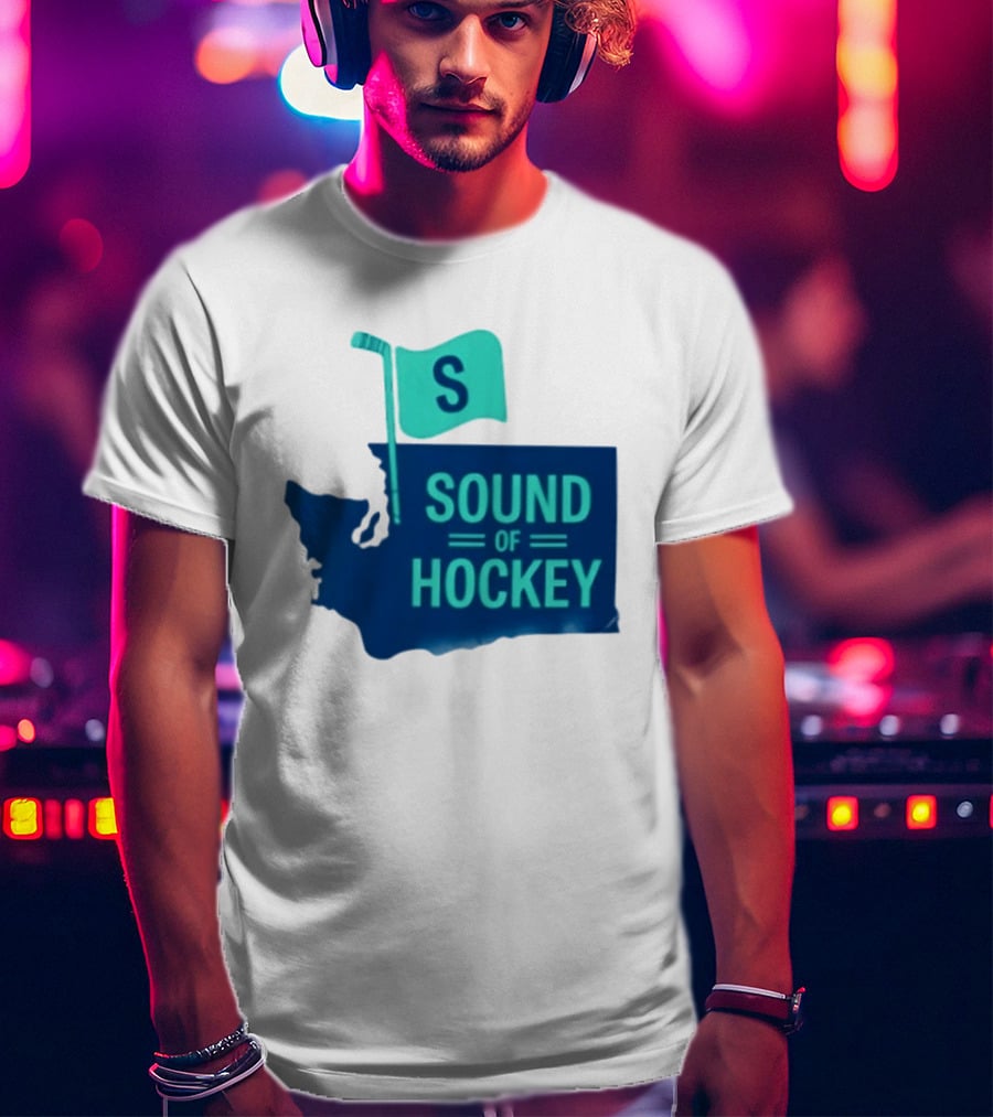 Seattle Kraken Sound Of Hockey State Flag S T-Shirt