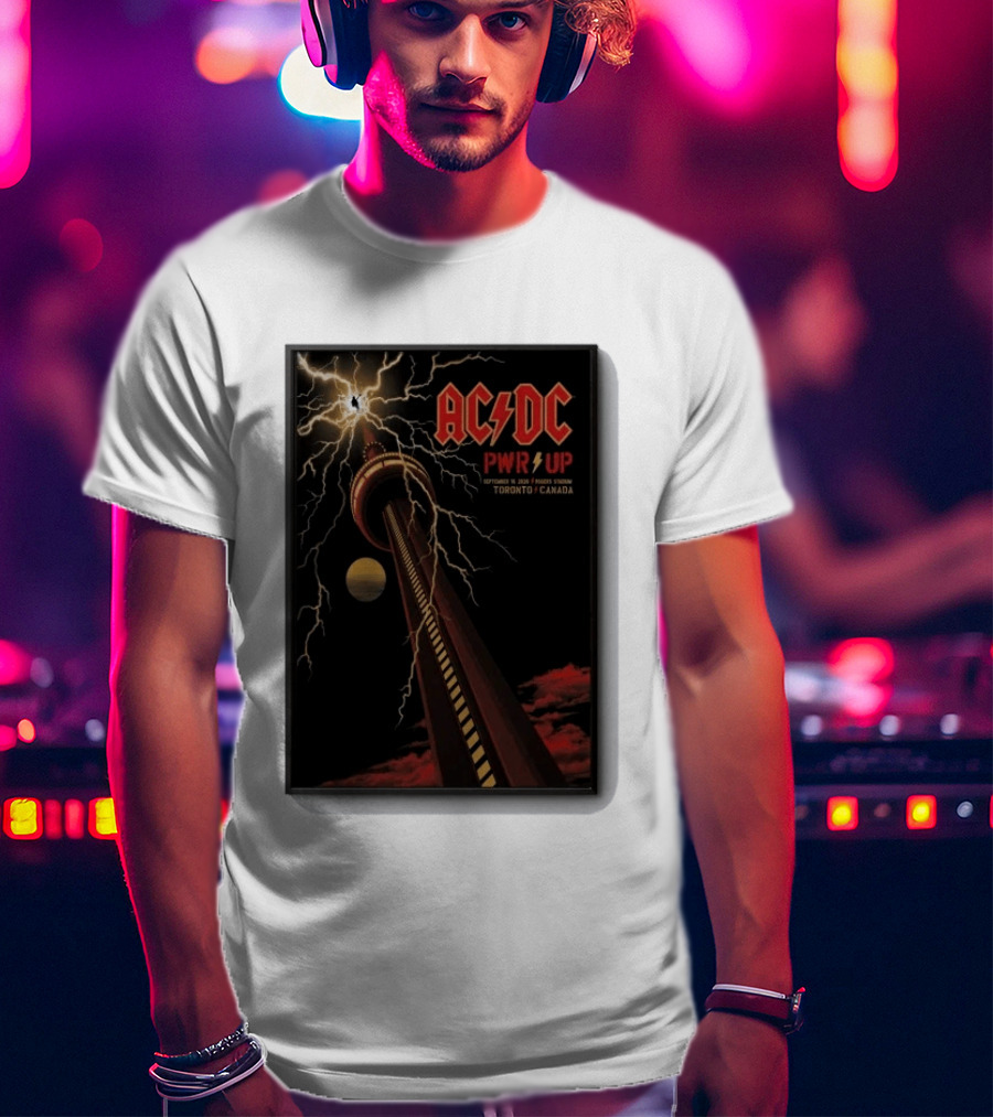 AC DC PWR UP Toronto Canada 2026 Rogers Stadium Concert T-Shirt