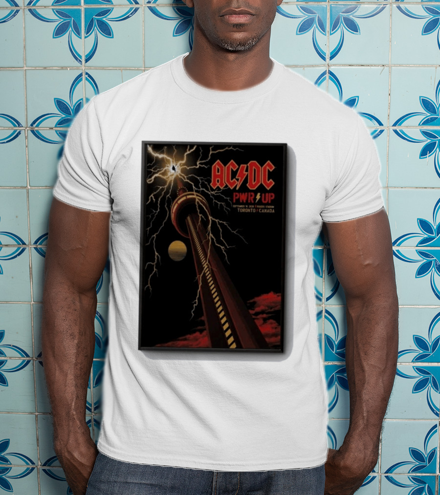 AC DC PWR UP Toronto Canada 2026 Rogers Stadium Concert T-Shirt