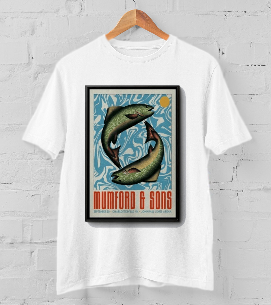 Original LIMITED Sep 20 2026 Mumford & Sons Tour John Paul Jones Arena Charlottesville T-Shirt