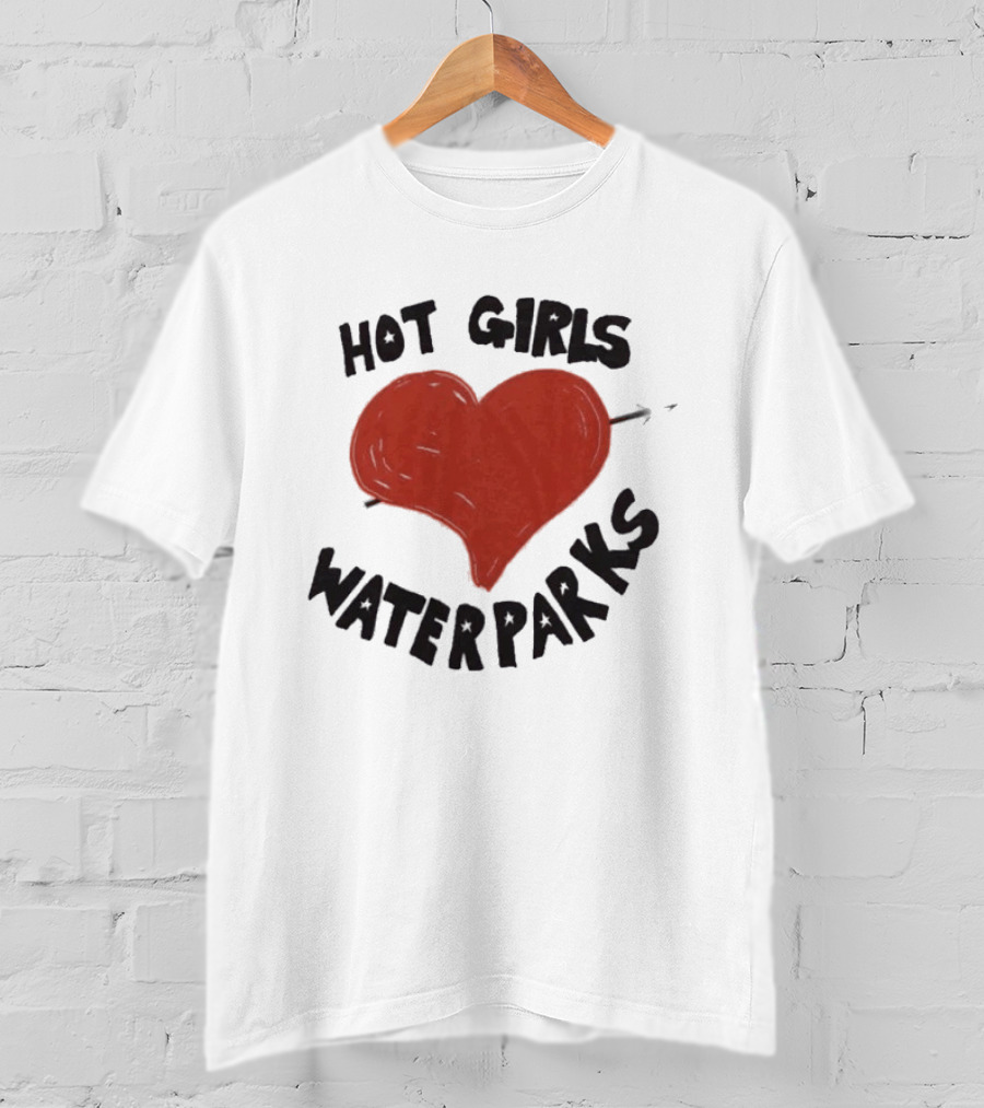 Waterparks Hot Girls Heart Arrow Cropped Baby Top T-Shirt