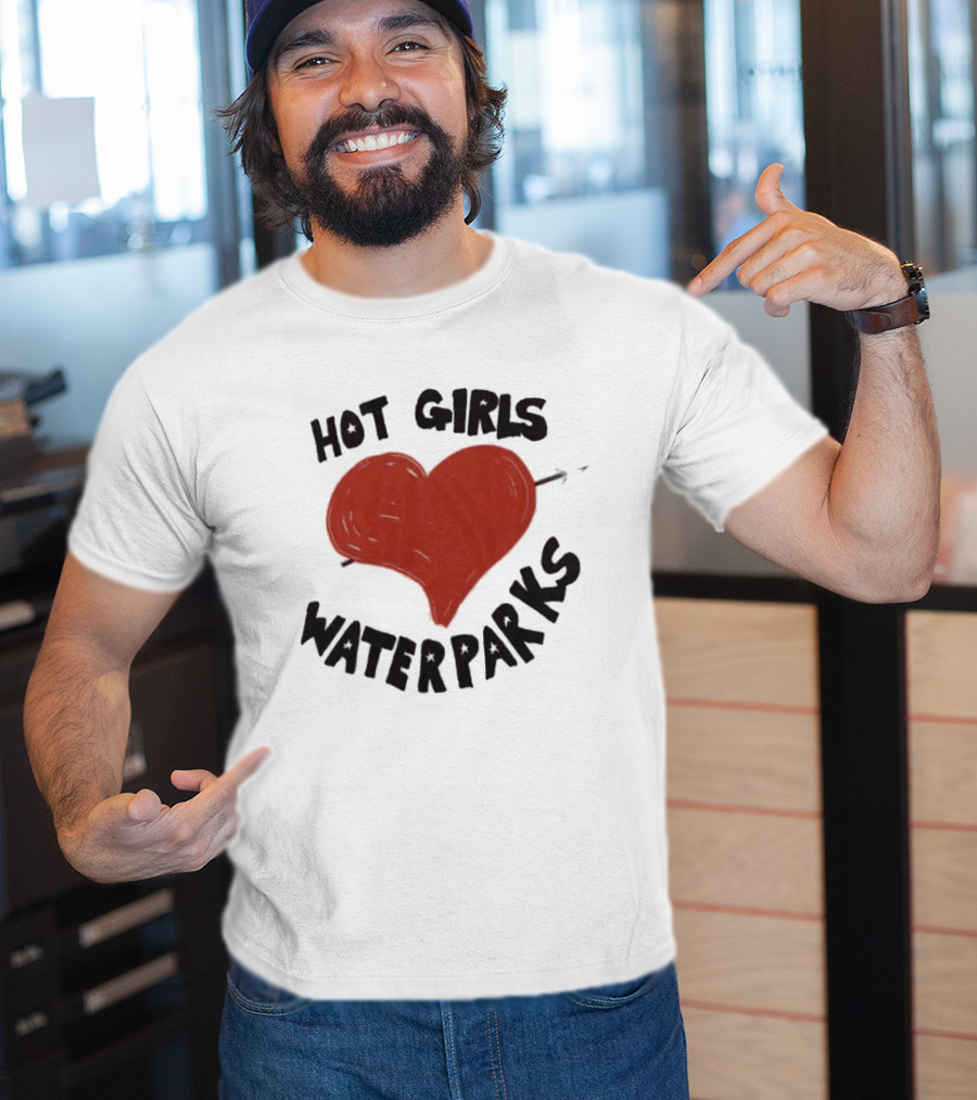Waterparks Hot Girls Heart Arrow Cropped Baby Top T-Shirt