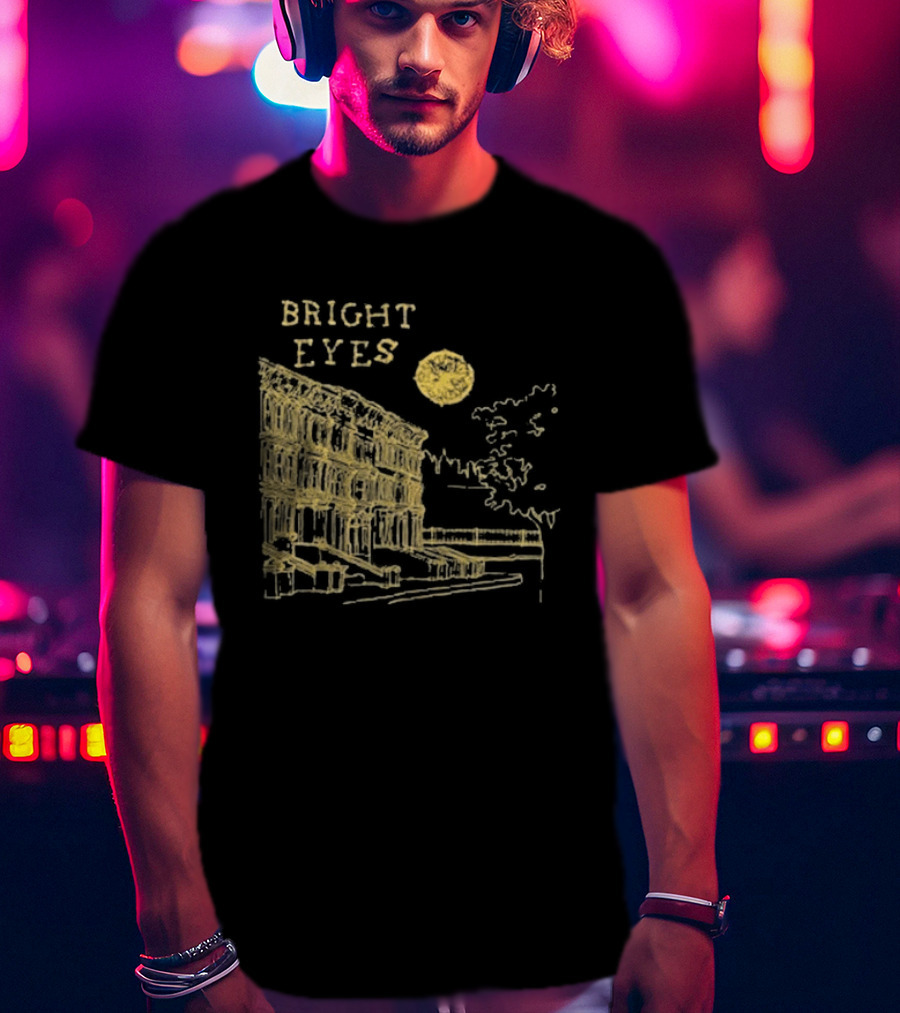 Bright Eyes I'm Wide Awake It's Morning Sun And Building Scene T-Shirt