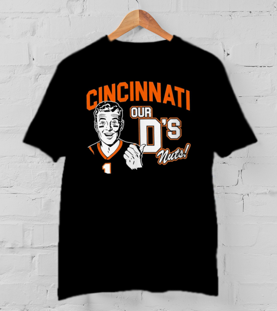 Cincinnati Our D's Nuts Football Orange T-Shirt