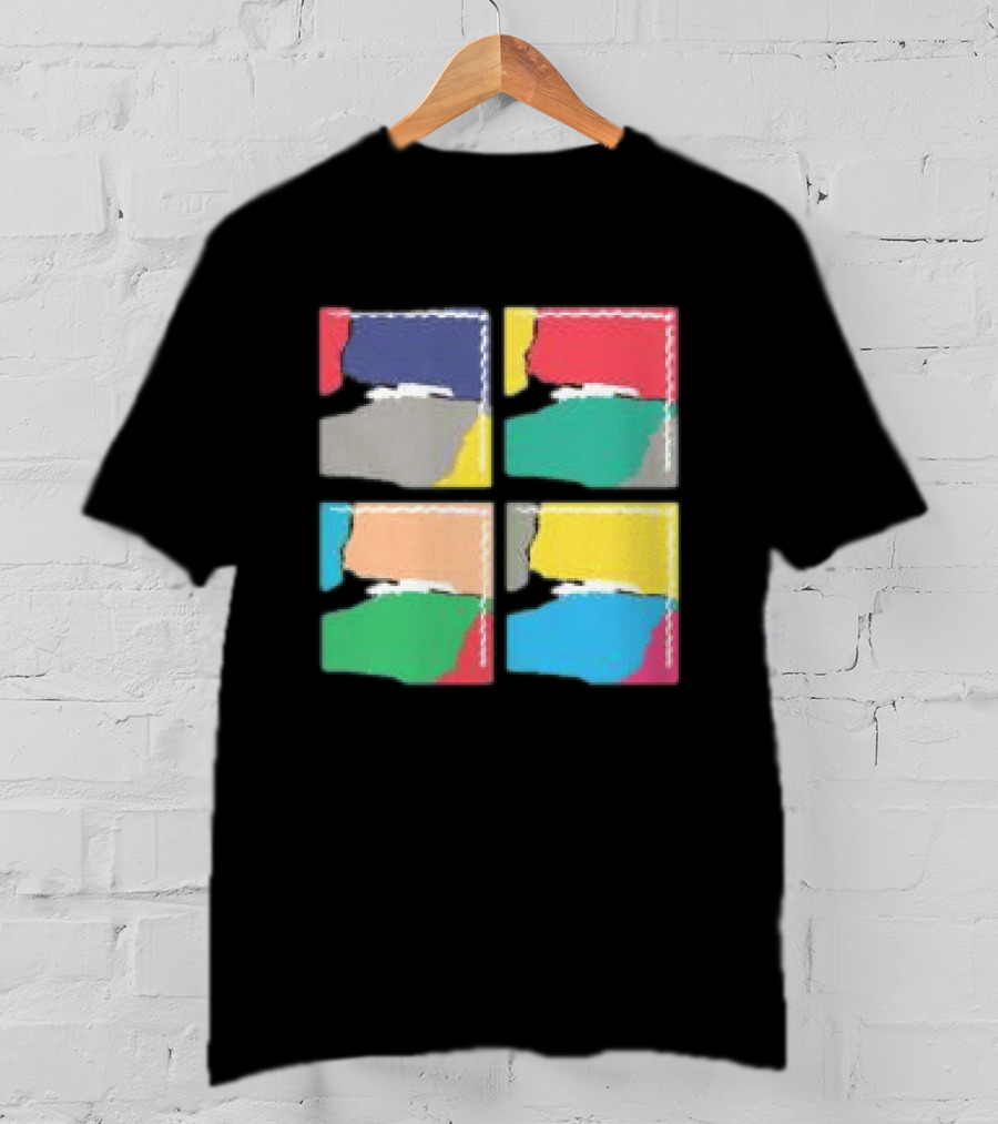 Genesis Abacab 45th Anniversary Multicolor Blocks T-Shirt
