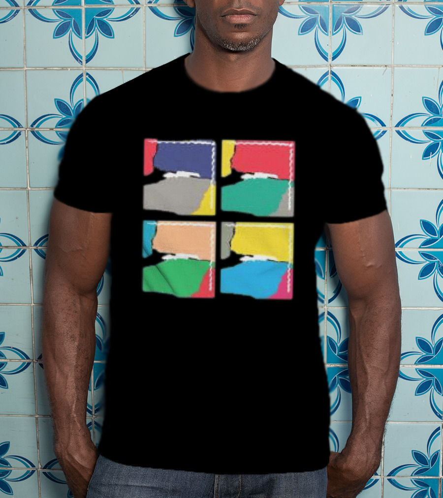 Genesis Abacab 45th Anniversary Multicolor Blocks T-Shirt