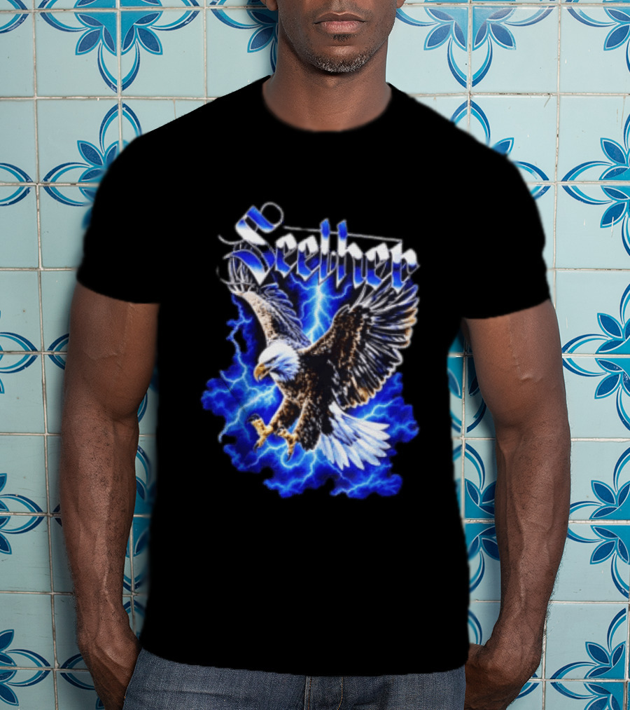 Seether Eagle Lightning Alternative Metal Band T-Shirt