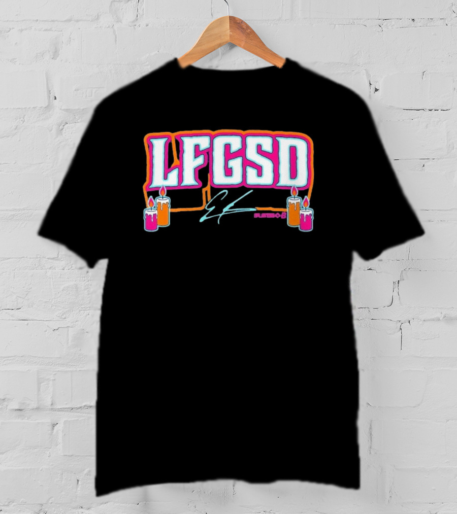 LFGSD Ethan Salas Signature Candles T-Shirt