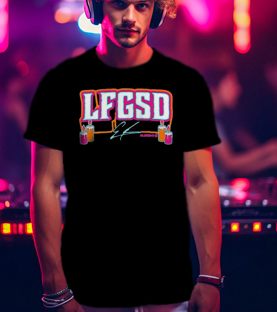 LFGSD Ethan Salas Signature Candles T-Shirt