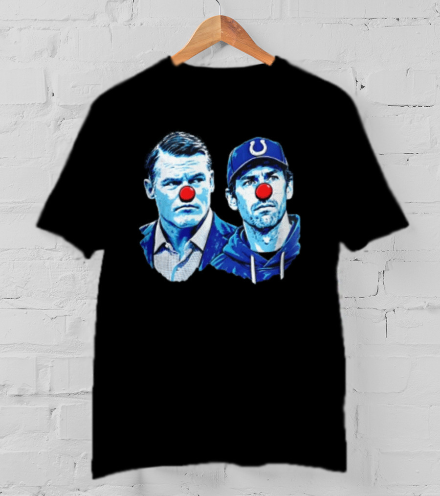 Indianapolis Colts Matt Ryan Red Clown Noses Two Men T-Shirt