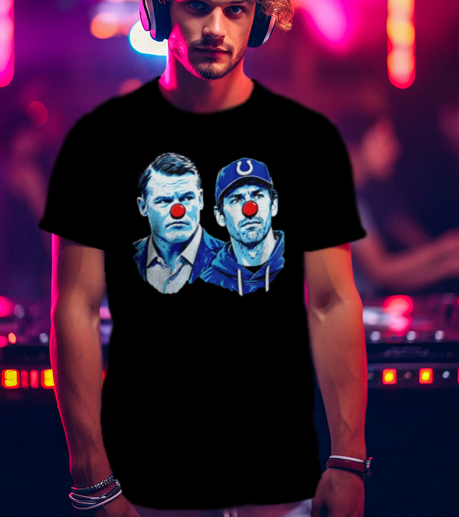 Indianapolis Colts Matt Ryan Red Clown Noses Two Men T-Shirt