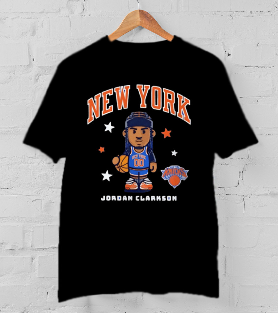 New York Knicks Jordan Clarkson Cartoon T-Shirt