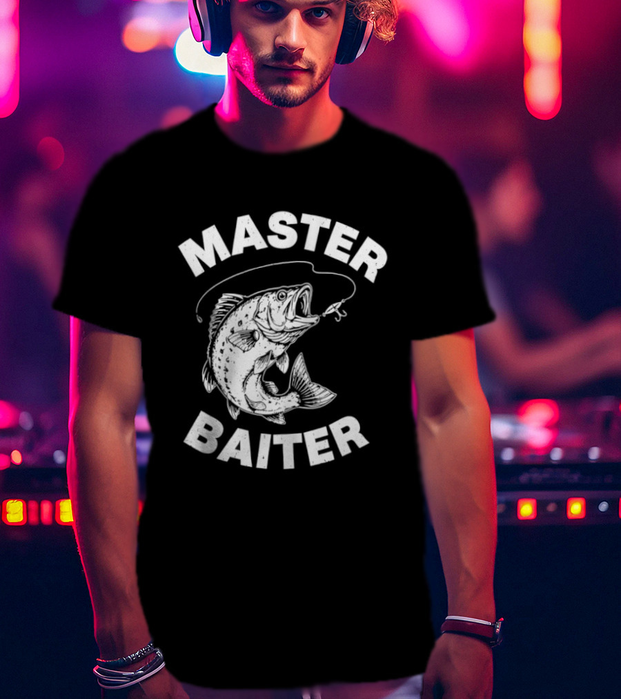 Master Baiter Fishing Hook Fish T-Shirt