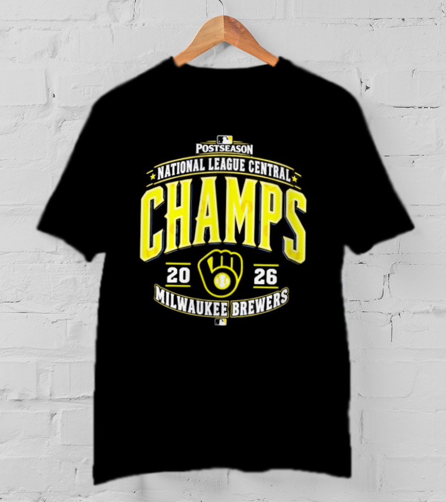 Milwaukee Brewers National League Central Champs 2026 T-Shirt