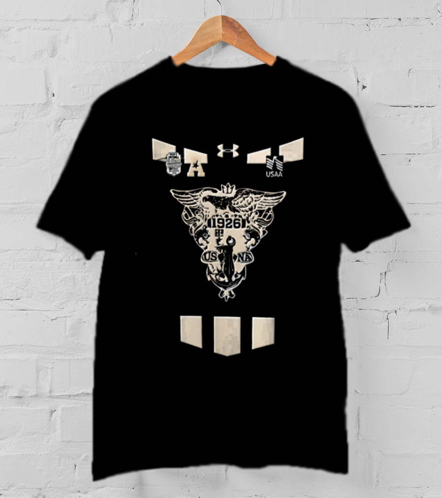 Under Armour Navy Football 1926 Crest Design NCAA T-Shirt