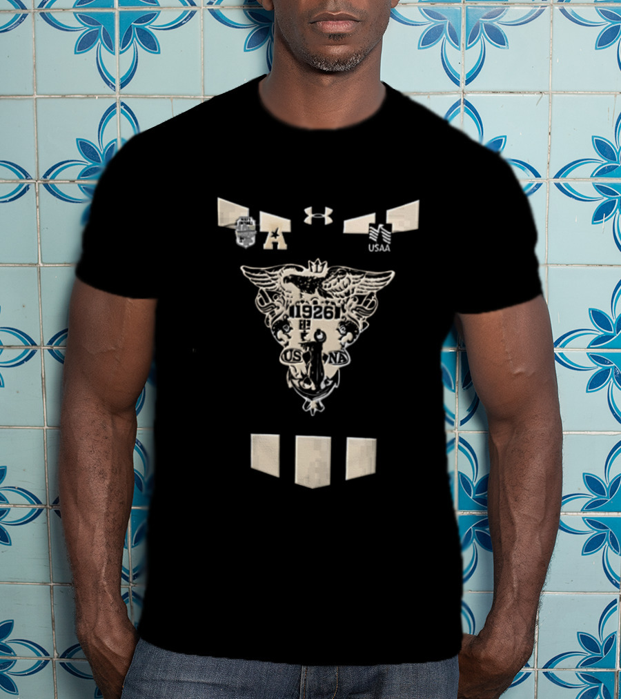 Under Armour Navy Football 1926 Crest Design NCAA T-Shirt