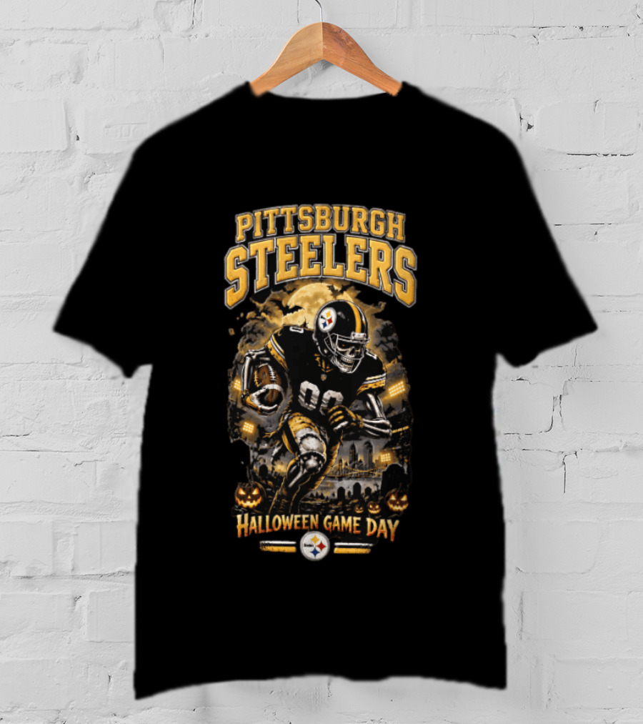 Pittsburgh Steelers Halloween Game Day Football Night Fearless Celebration T-Shirt