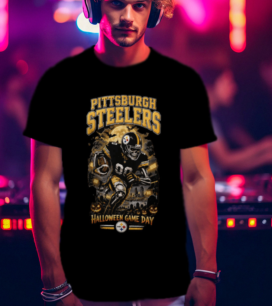 Pittsburgh Steelers Halloween Game Day Football Night Fearless Celebration T-Shirt