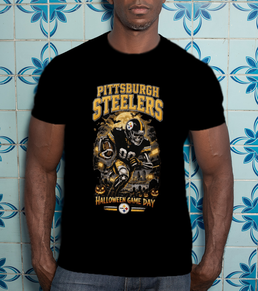 Pittsburgh Steelers Halloween Game Day Football Night Fearless Celebration T-Shirt