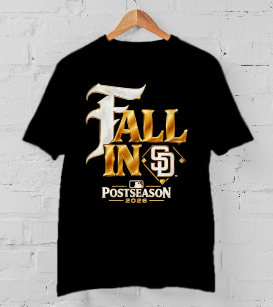 San Diego Padres Fall In SD Postseason 2026 MLB T-Shirt