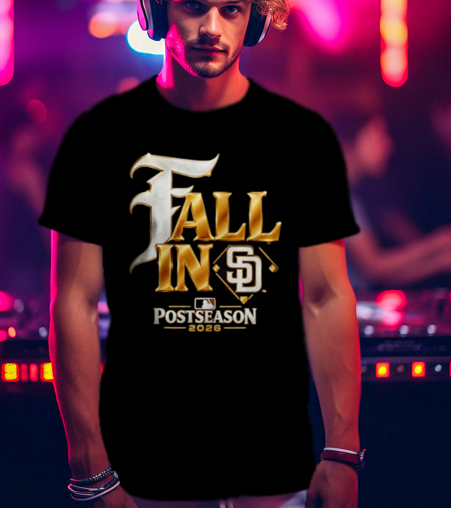 San Diego Padres Fall In SD Postseason 2026 MLB T-Shirt
