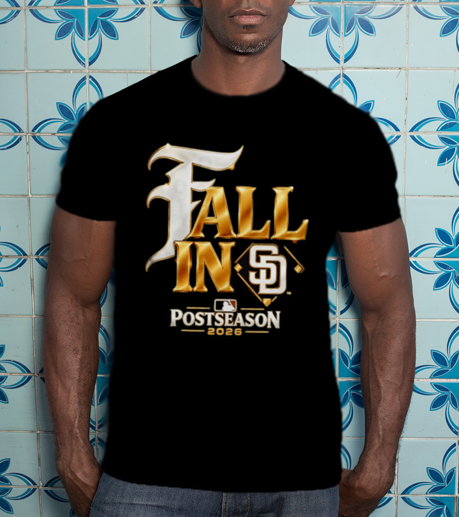 San Diego Padres Fall In SD Postseason 2026 MLB T-Shirt
