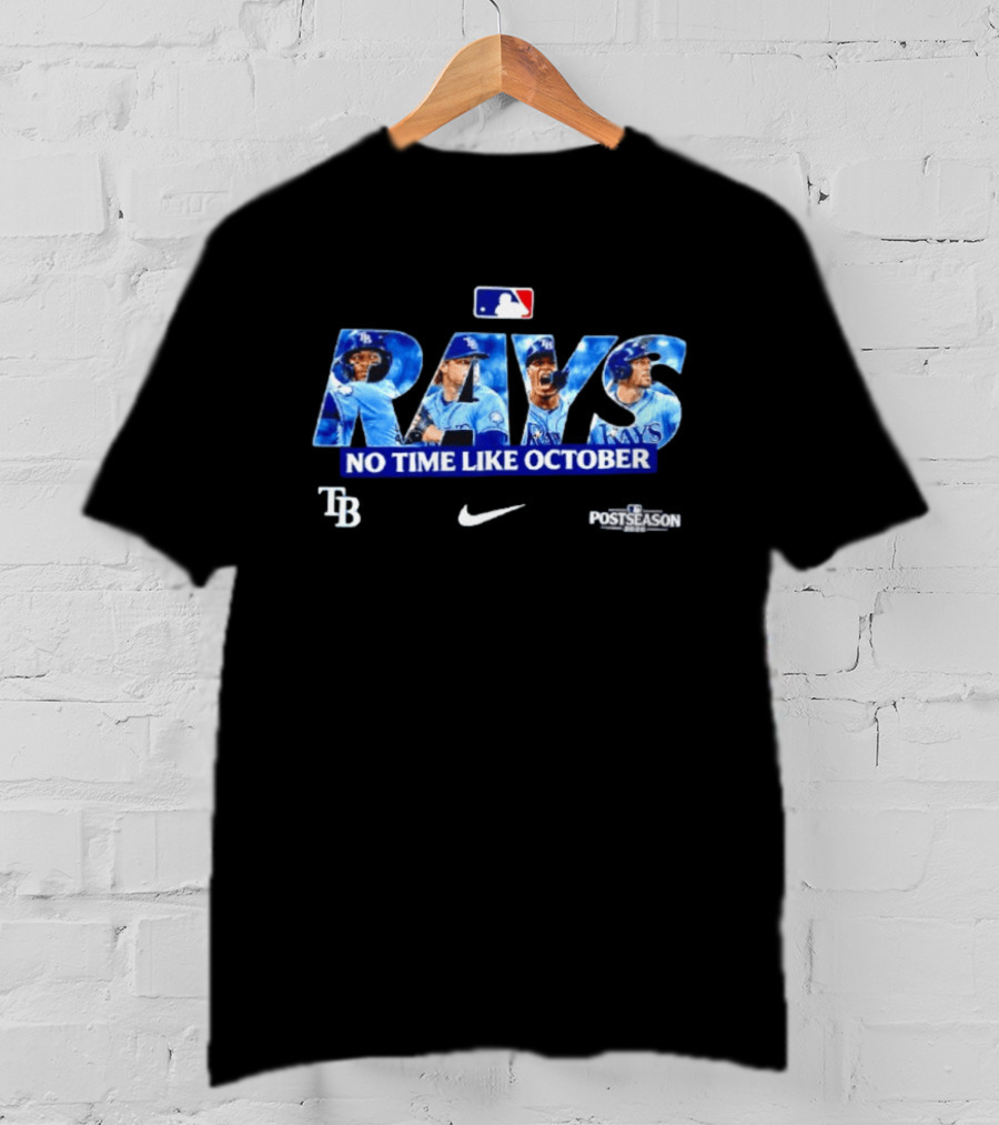 Tampa Bay Rays No Time Like October 2026 Postseason Collection MLB Nike T-Shirt
