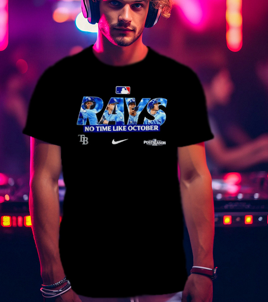 Tampa Bay Rays No Time Like October 2026 Postseason Collection MLB Nike T-Shirt
