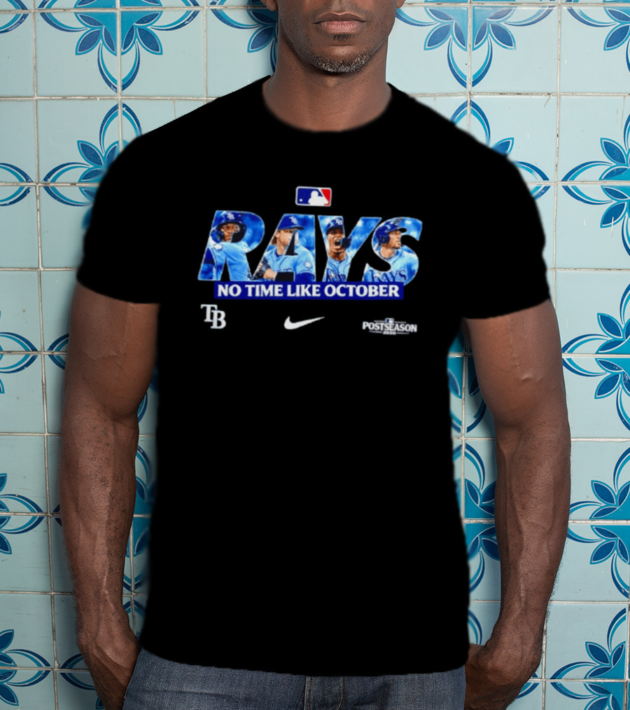 Tampa Bay Rays No Time Like October 2026 Postseason Collection MLB Nike T-Shirt
