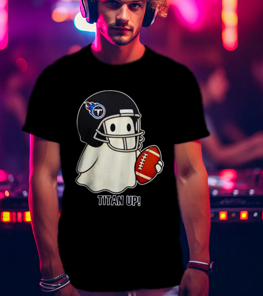 Tennessee Titans Ghost Halloween Titan Up 2026 Football Team Fan Gear T-Shirt