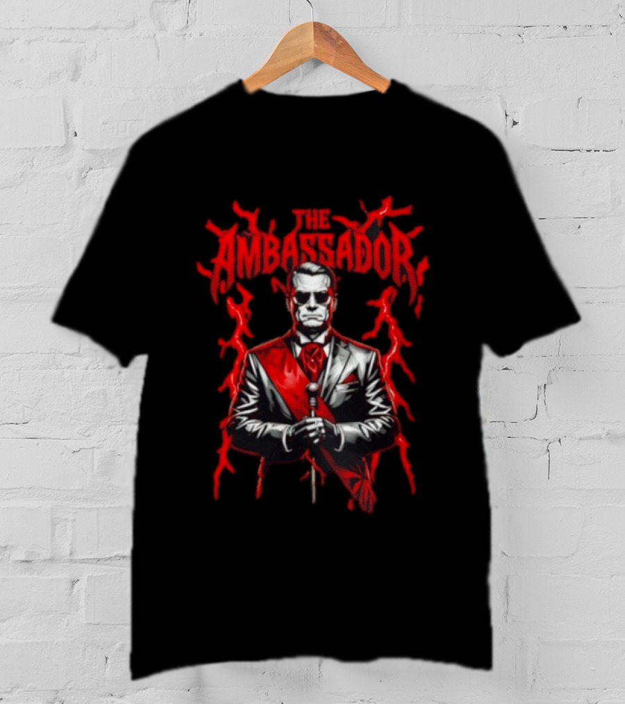 The Ambassador Red Suit Masterclass Suspect T-Shirt