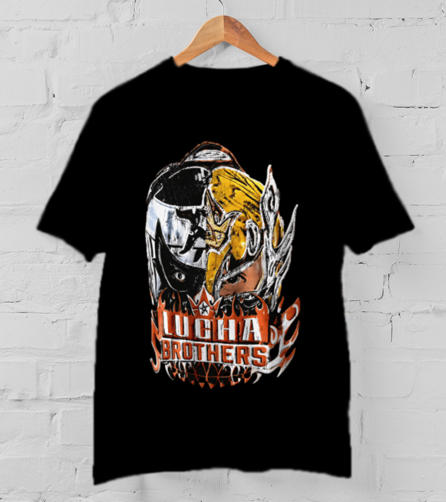 Lucha Brothers WWE Big Head Mask T-Shirt