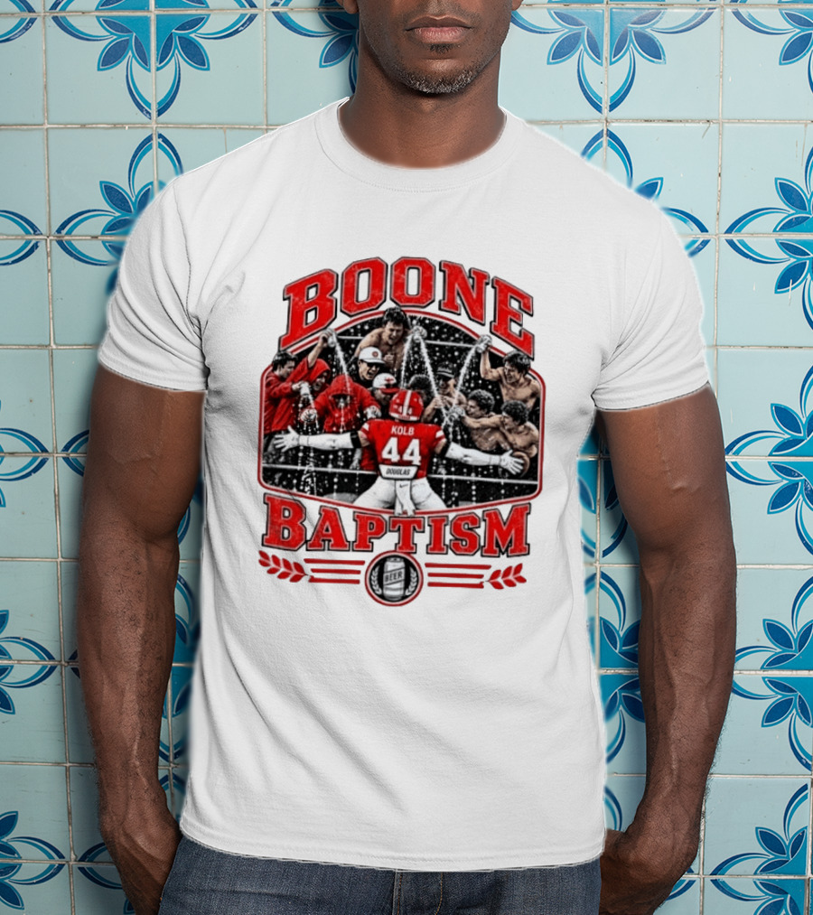 Oklahoma State Cowboys Boone Baptism Kolb 44 Football Celebration Team Spirit T-Shirt