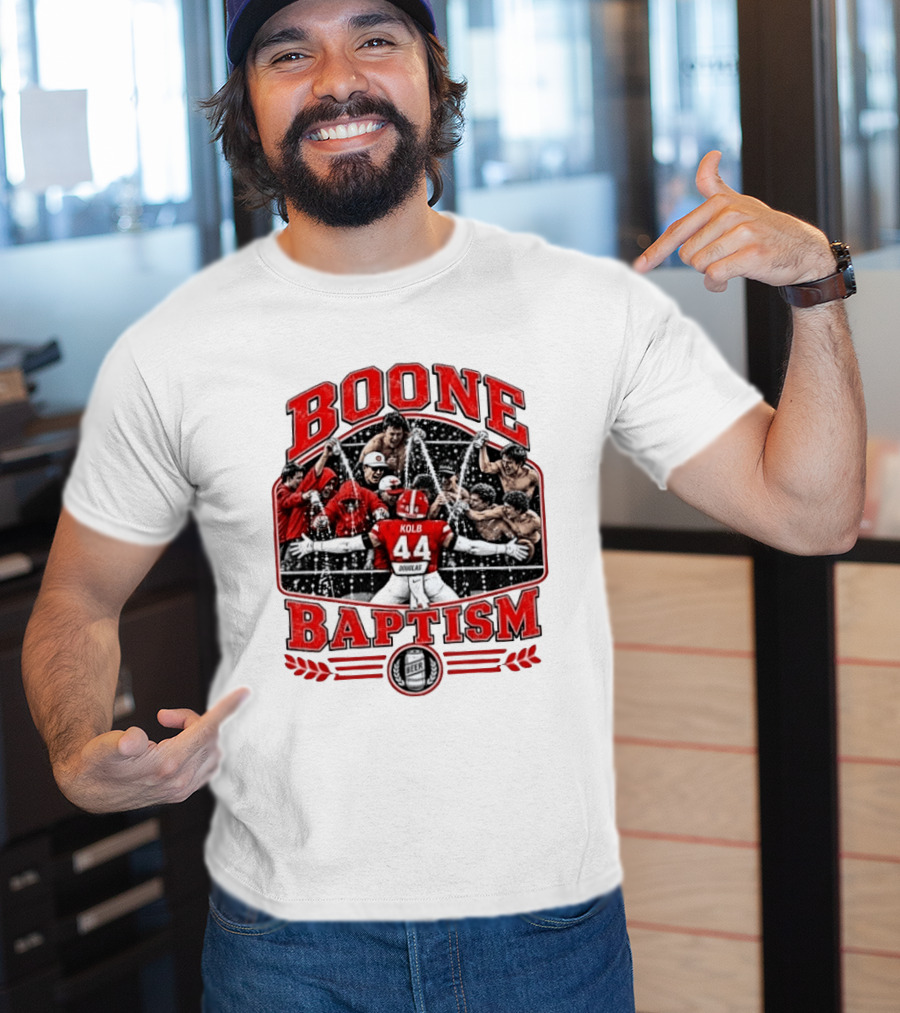 Oklahoma State Cowboys Boone Baptism Kolb 44 Football Celebration Team Spirit T-Shirt