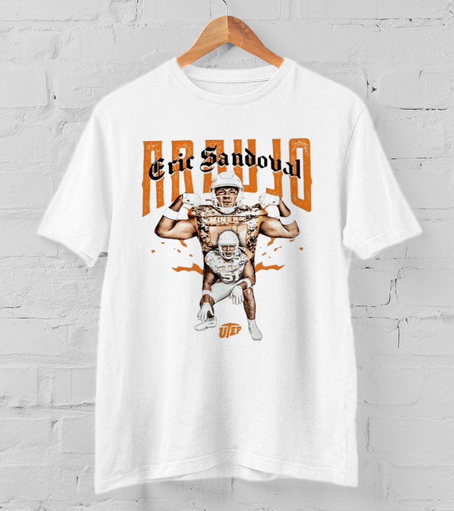 NCAA Football UTEP Eric Sandoval Araujo Collage T-Shirt