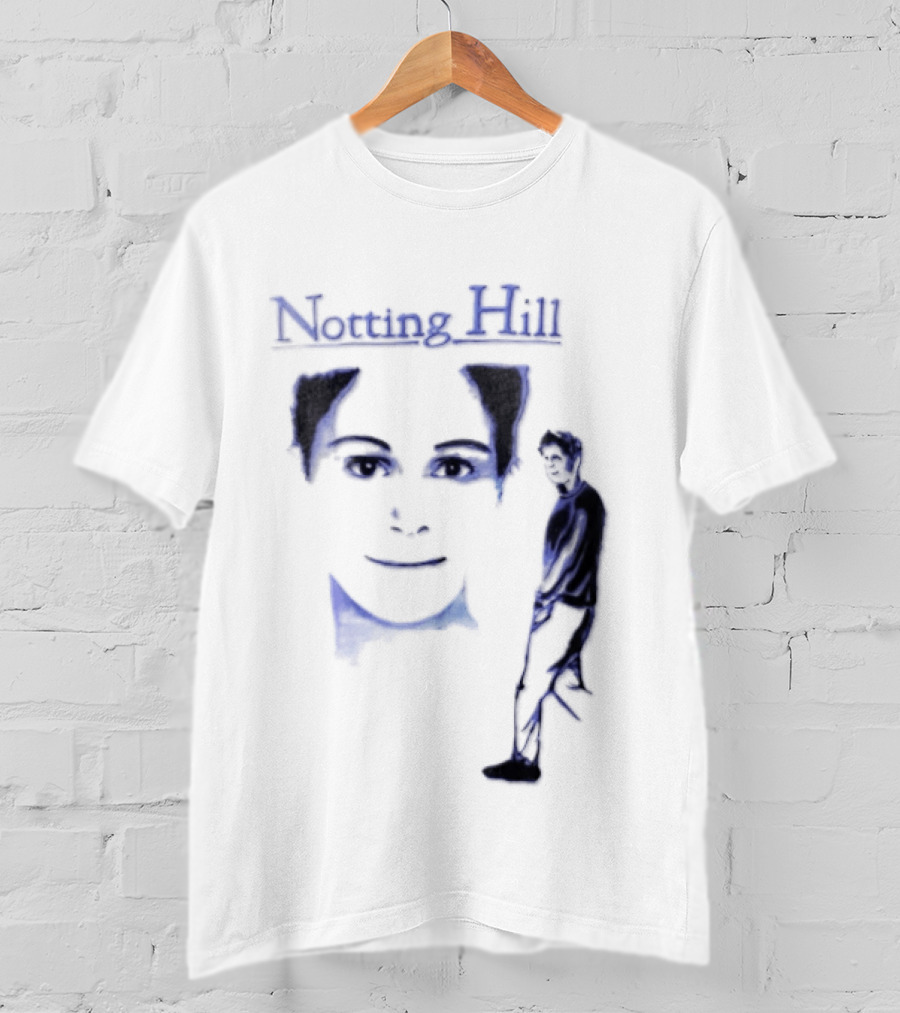 Notting Hill 1999 Blue Man Woman Movie T-Shirt