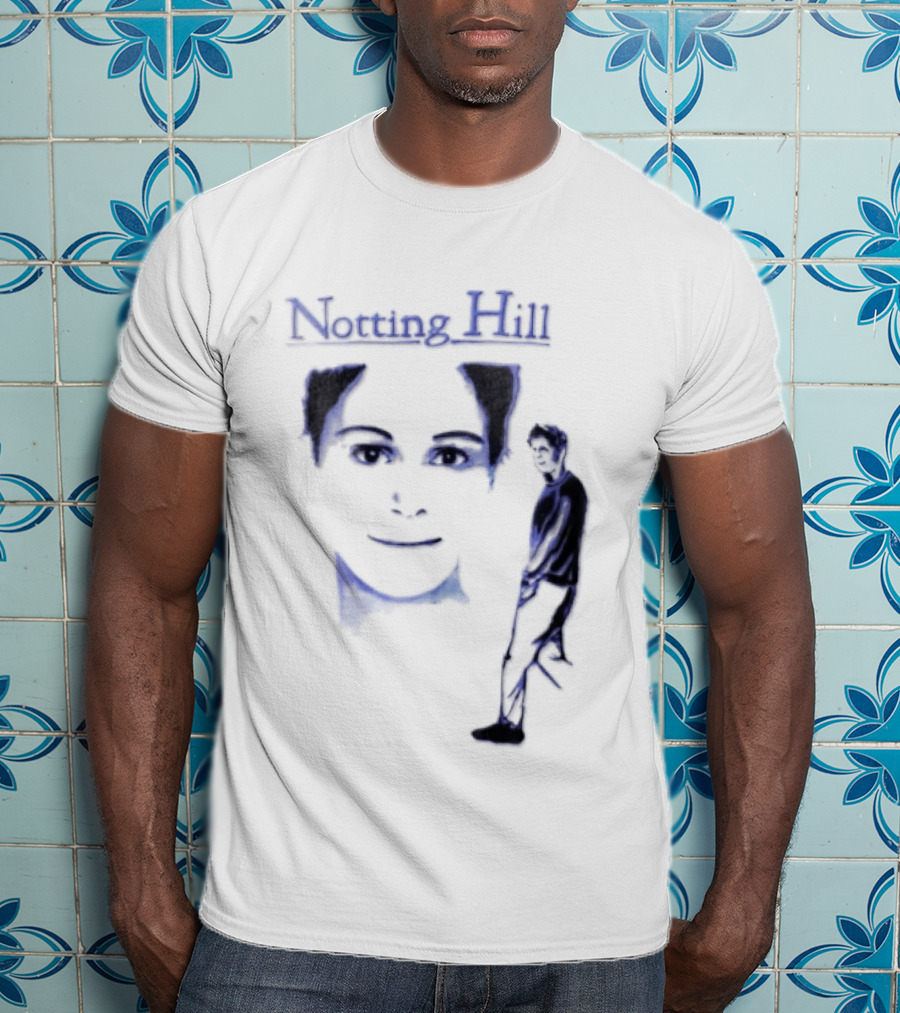 Notting Hill 1999 Blue Man Woman Movie T-Shirt