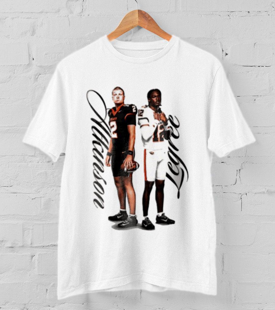 Oregon State Beavers Atkinson Legree Football Players Uniforms T-Shirt