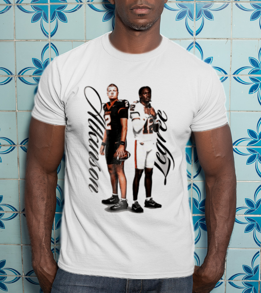 Oregon State Beavers Atkinson Legree Football Players Uniforms T-Shirt