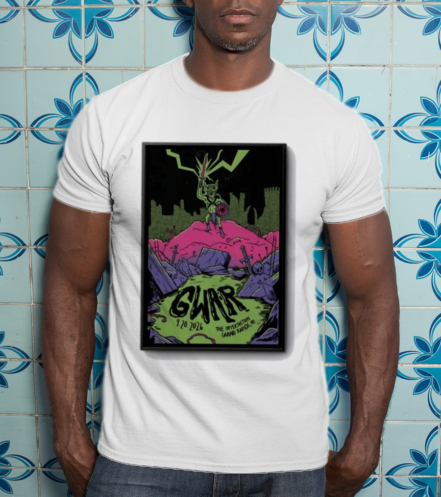 Gwar 9 20 2026 The Intersection Grand Rapids MI T-Shirt