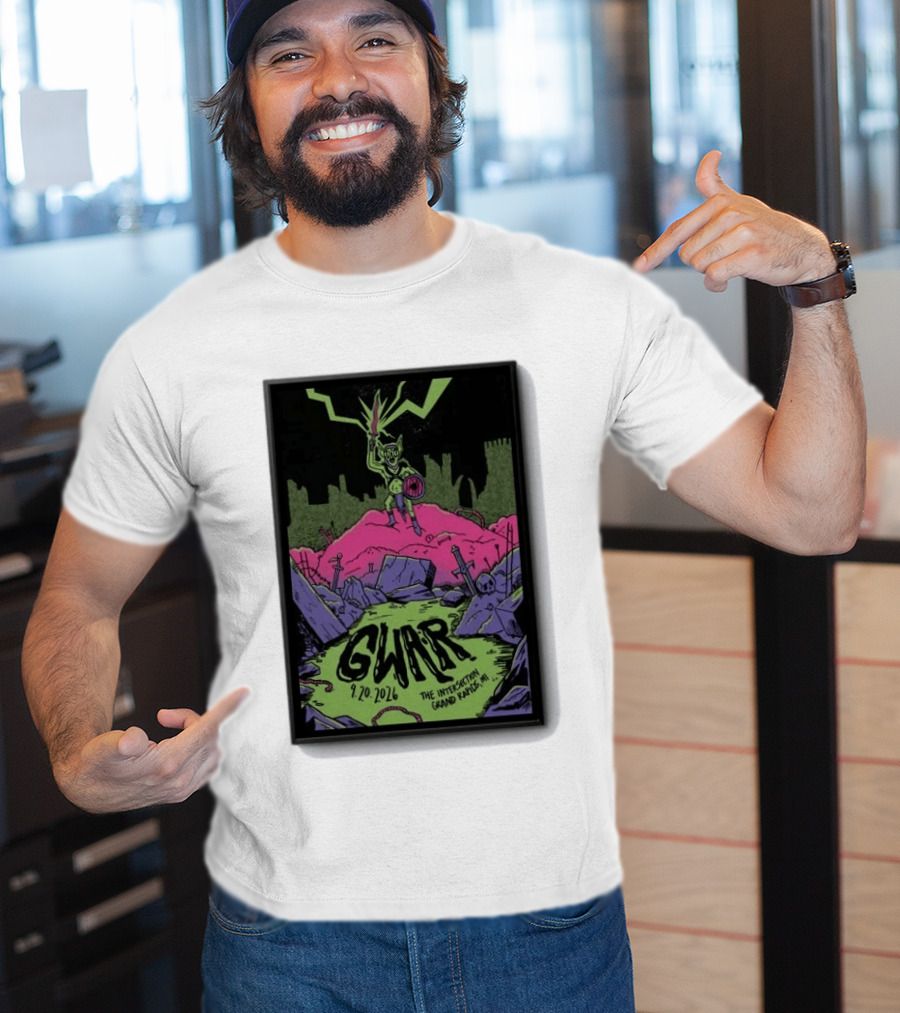 Gwar 9 20 2026 The Intersection Grand Rapids MI T-Shirt