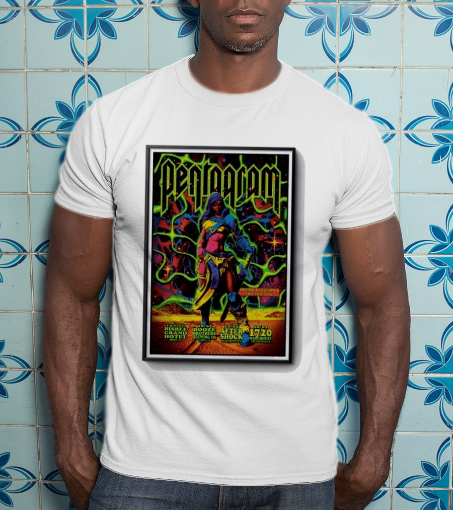Pentagram Arizona California Late Fall 2026 Bisbee Grand Hotel Brothers Brewing Co After Shock Warehouse T-Shirt