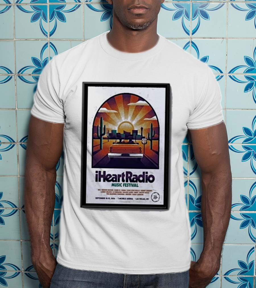 IHeartRadio Music Festival 2026 Mobile Arena Las Vegas Lineup Brandon Boone Ciara Goo Goo Dolls Heart Cherry Levent EloH Kush Tara Harrison Dodg T-Shirt
